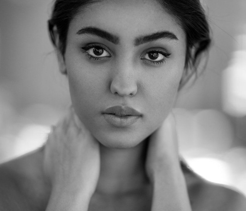 portrait, face, eyes, beauty, natural, lighting, retouching, model, girl, Ramina фото превью