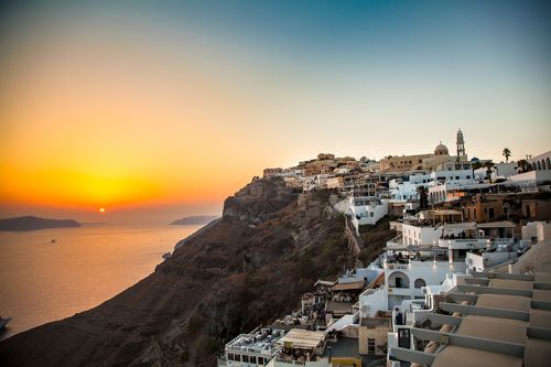 Закат на о.Санторини