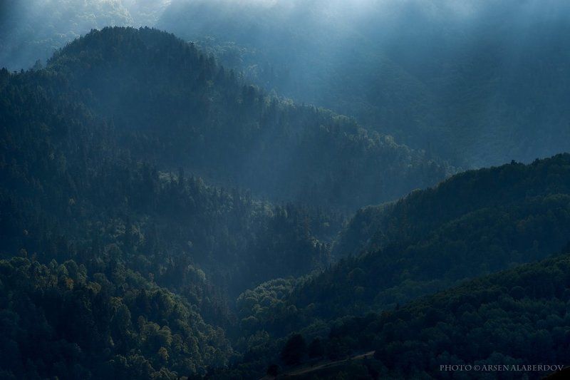 ГЛУБОКОЕ СИНЕЕ МОРЕ....ТЕБЕРДИНСКОГО ЛЕСА фото превью