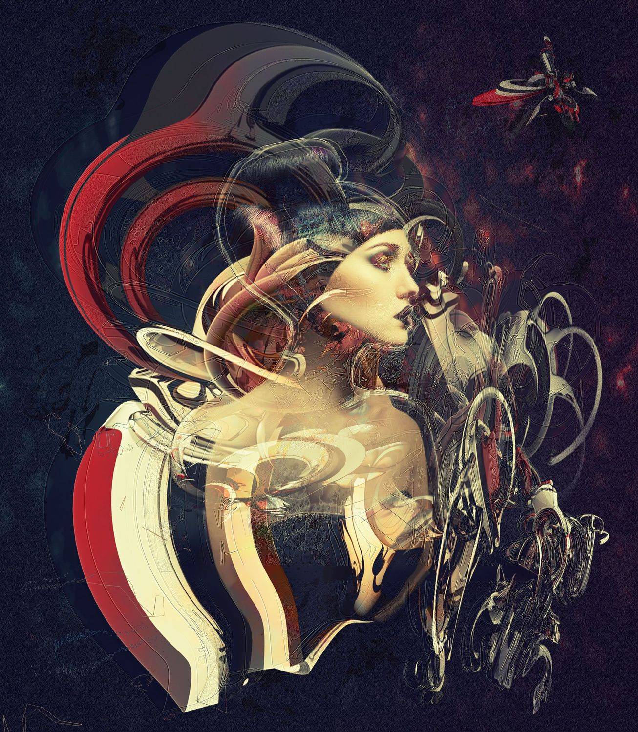 abstract, lines, Nataliorion