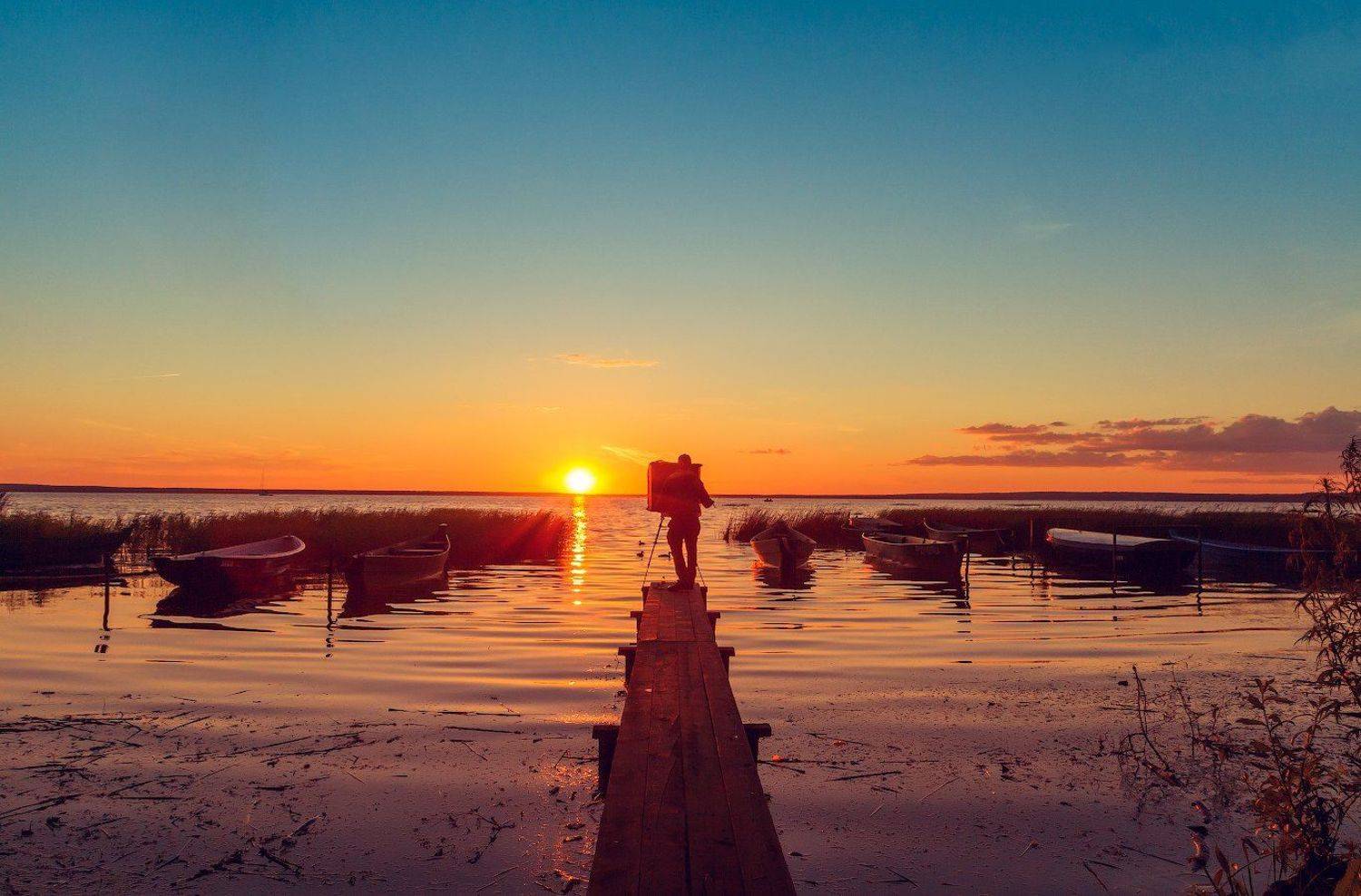 Закат, Лето, Плещеево, Игорь Шиленок