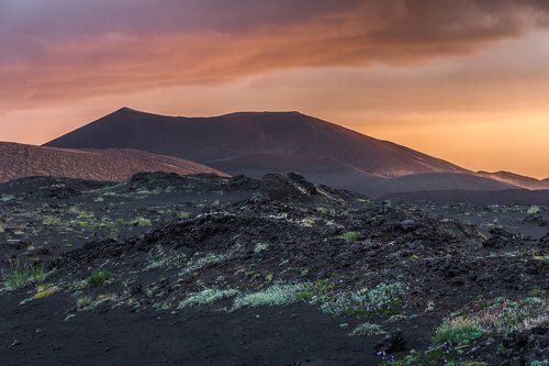 Закат на Толбачинском долу