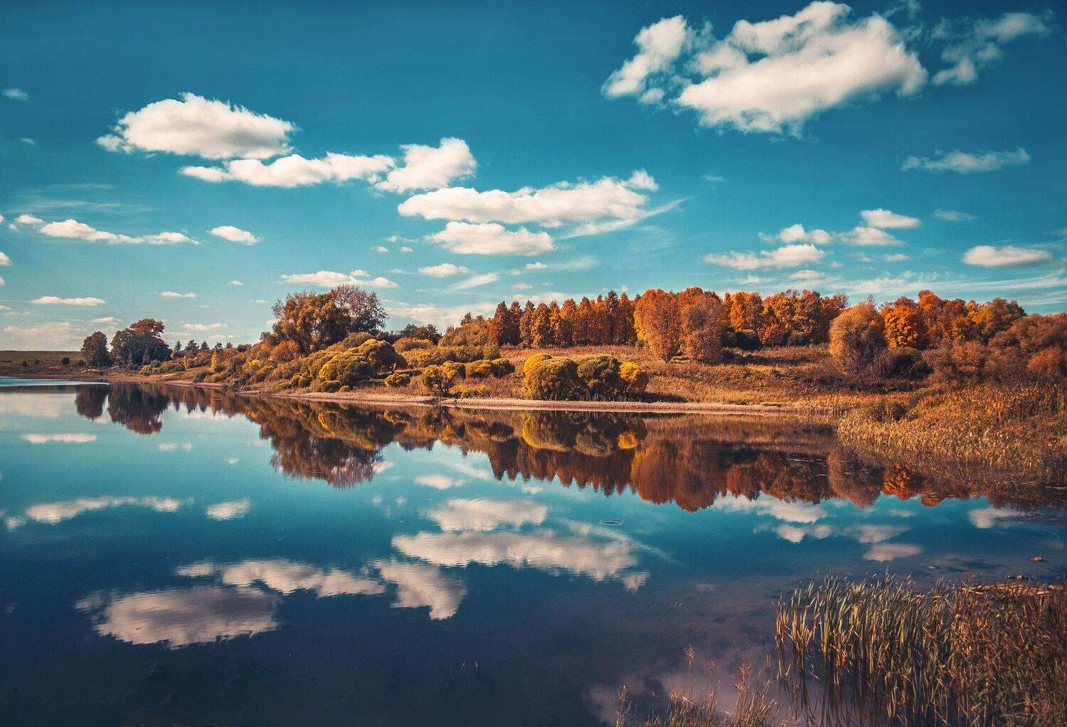 фото, природа, пейзаж, осень, озеро, Екатерина