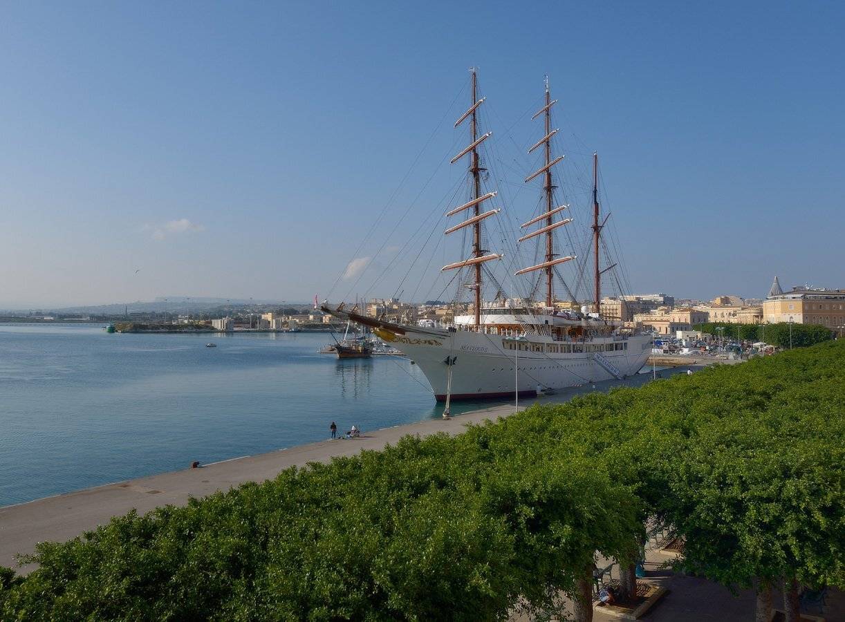 "Sea Cloud II " в Сиракузах. Автор: Сергей Седов , Сергей Седов