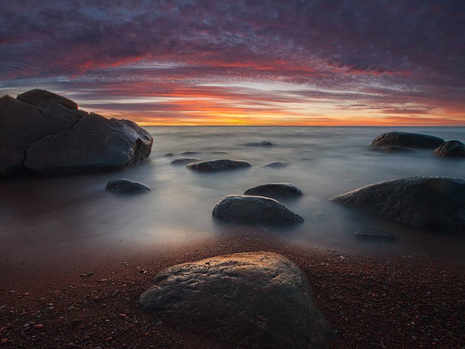 estonia, landscape, summer, sunset, Kljuchenkow Aleksandr