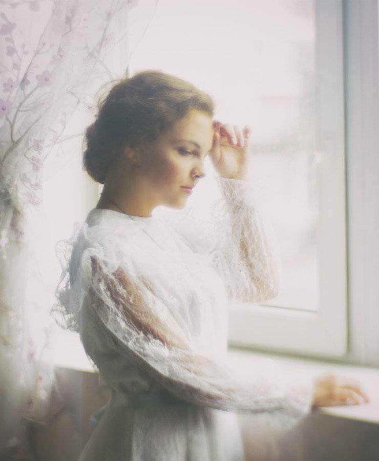 девушка, портрет, винтаж, п5, valeko