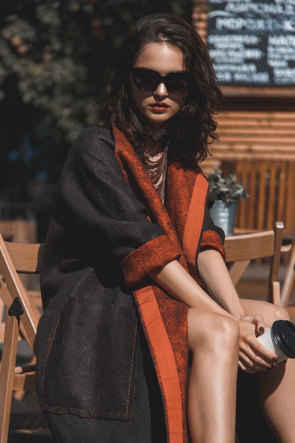 модель, красота, эмоции, молодость, девушка, черный, стритстайл, очки, стиль, Алексей Польский