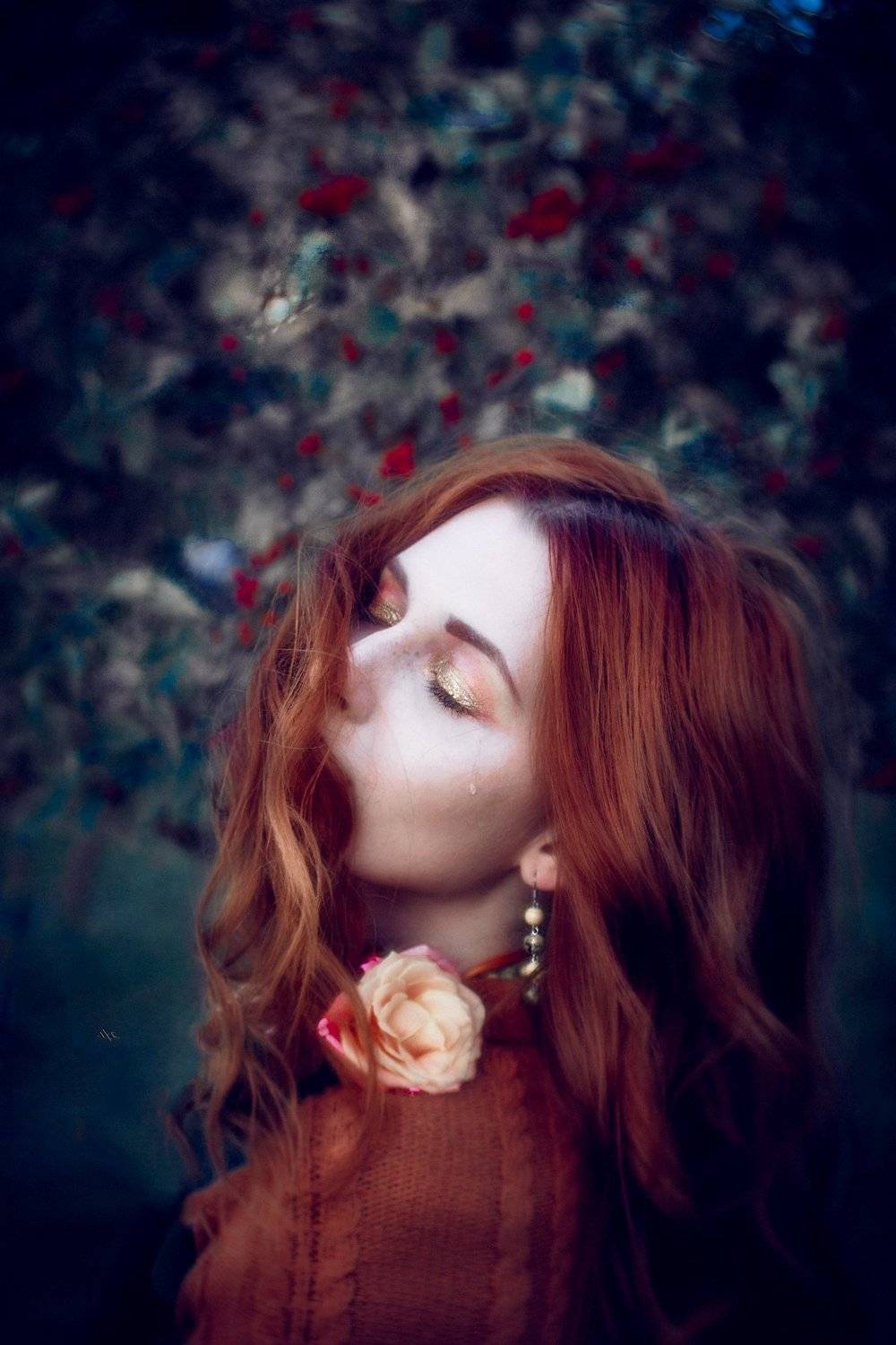 Bokeh, Colors, Portrait, Tear, Woman, Руслан Болгов (Axe)