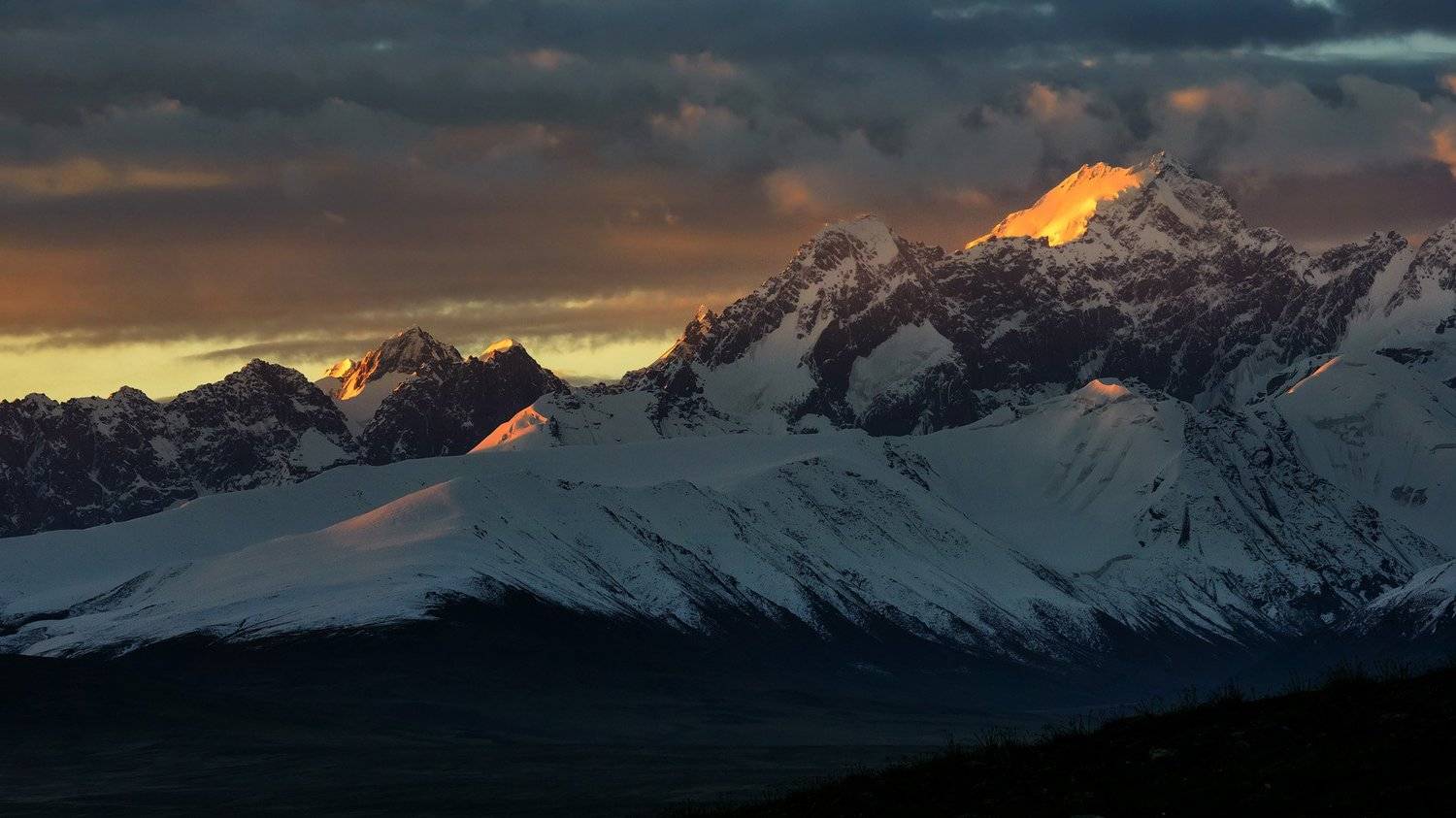 пейзаж, горы, киргизия, Василий Михайлин