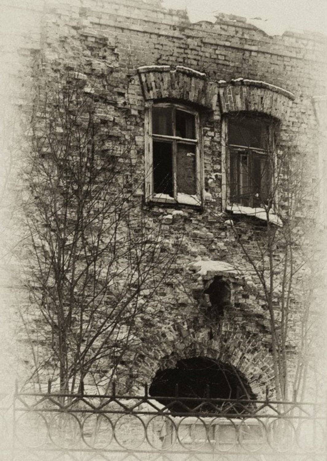 старый, дом, архангельск, лицо, окна, архитектура, KSergeyV