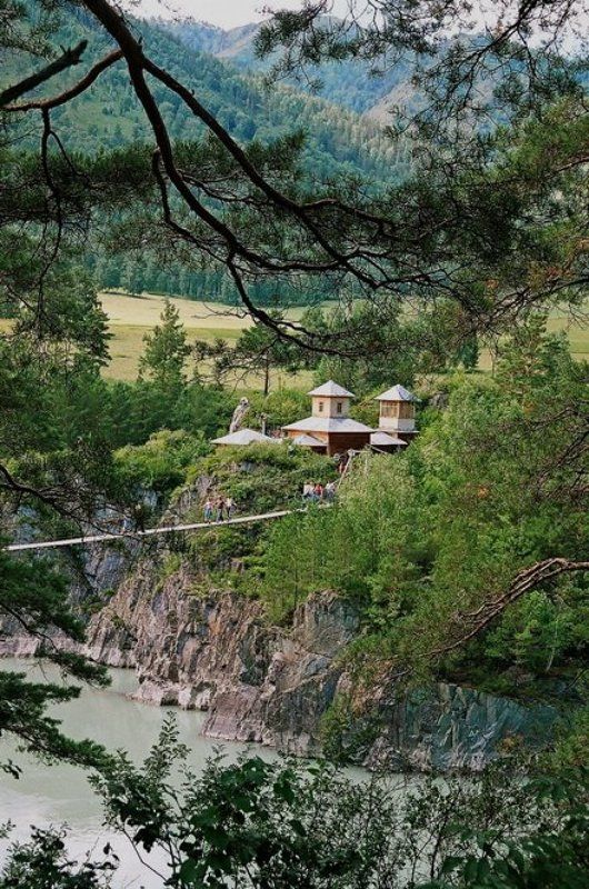 о.патмос, чемал, г.алтай Храм  на острове. фото превью