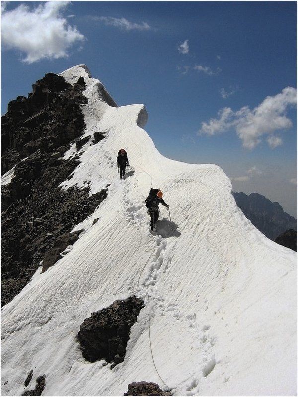 тянь-шань, траверс, пик фрунзе На траверсе. фото превью