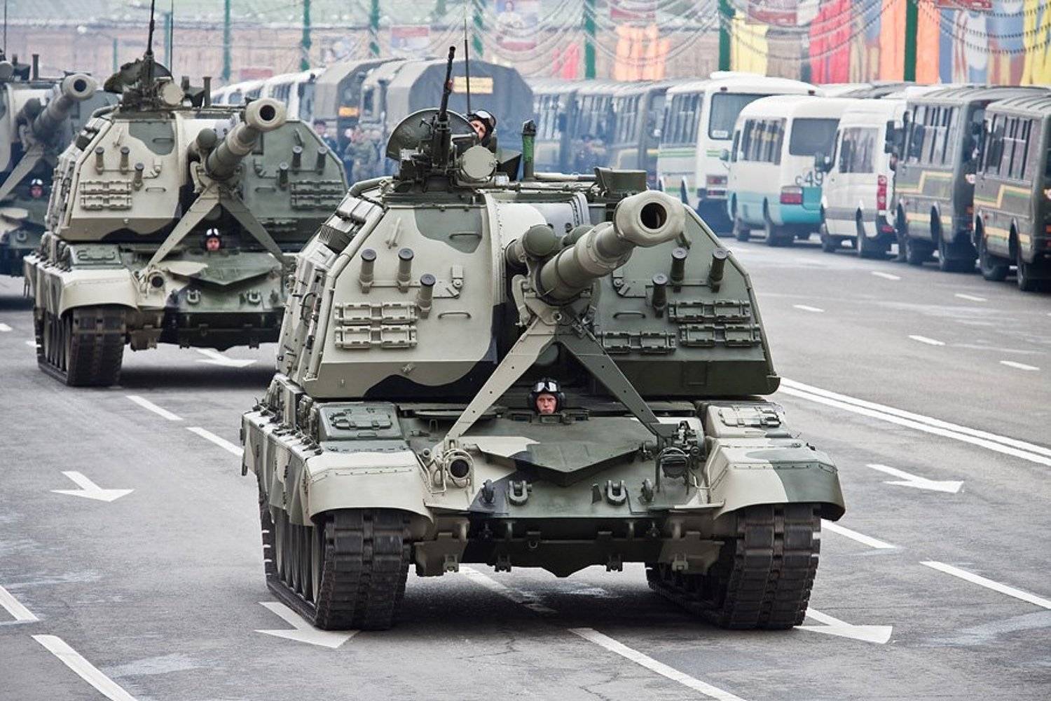 парад, сау 2с19 &laquo;мста-с&raquo;, locus