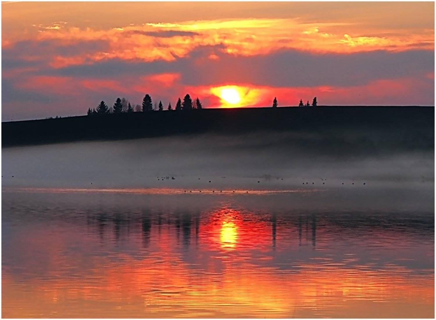 пейзаж,закат,небо,пруд,удмуртия,солнце, Андрей,любитель 35photo