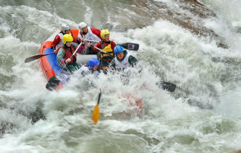 сплав, рафт, белая, киши. Сливаясь со стихией фото превью