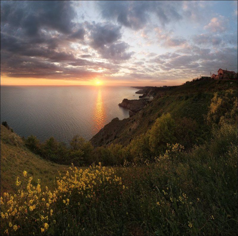 фиолент, весна, море Весенняя... фото превью