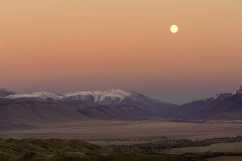Полнолуние над Курайской Долиной...