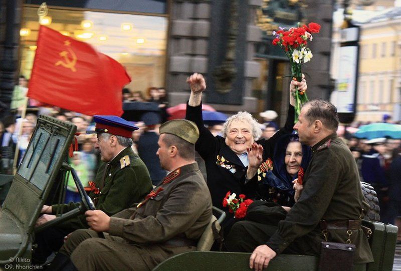 9, мая;, день, победы;, ветеран День победы фото превью