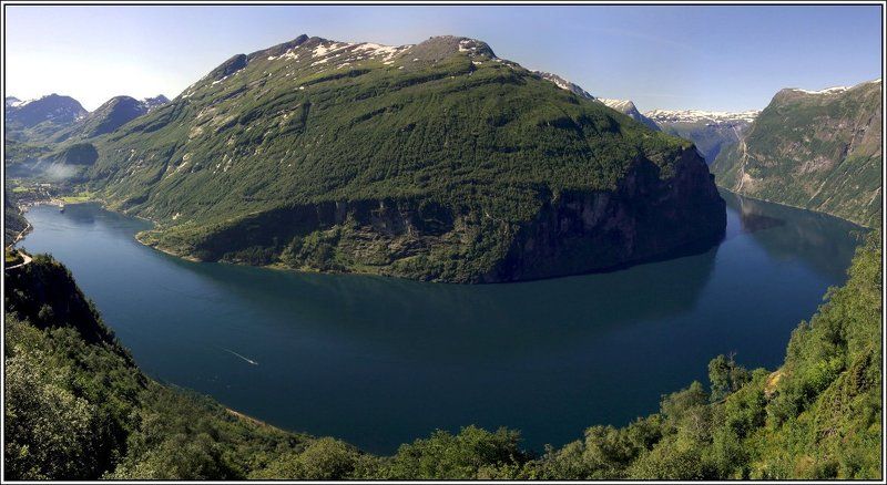 гейрангер, фьорд, норвегия Фьорд фото превью