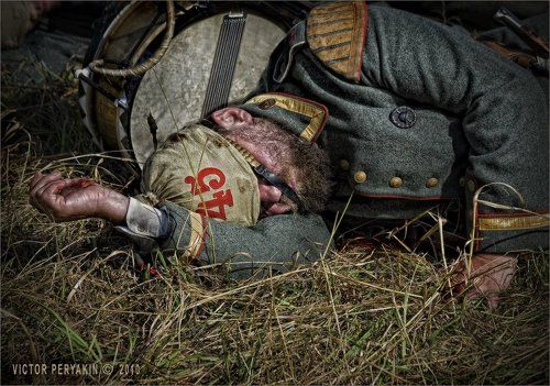 1916. раненый барабанщик