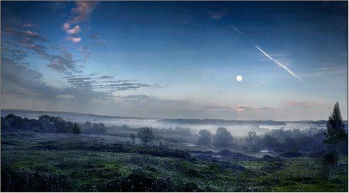 Сумерки на р. Упе