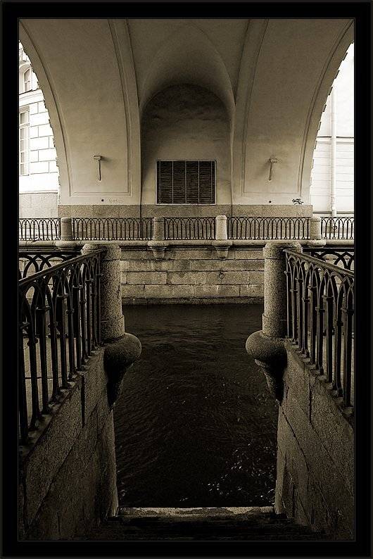 петербург, центр, зимняя канавка, чб, Kirill Shapovalov