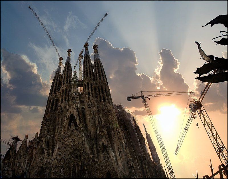 sagrada, familia, испания, барселона, храм, святого, семейства Sagrada familia фото превью