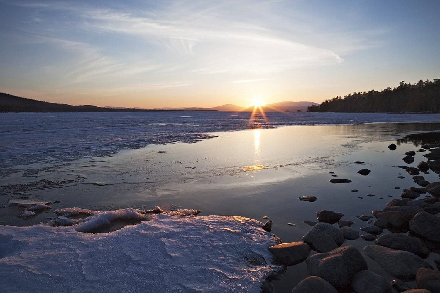 природа,пейзаж,весна,север,озеро, Алексей Сафаров