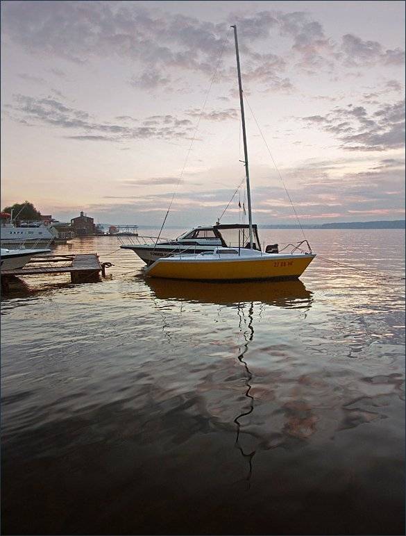 вечер, яхта, Тарасов Алексей