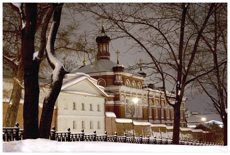 вечер, февраль, москва, бульвары, храм, Валентин