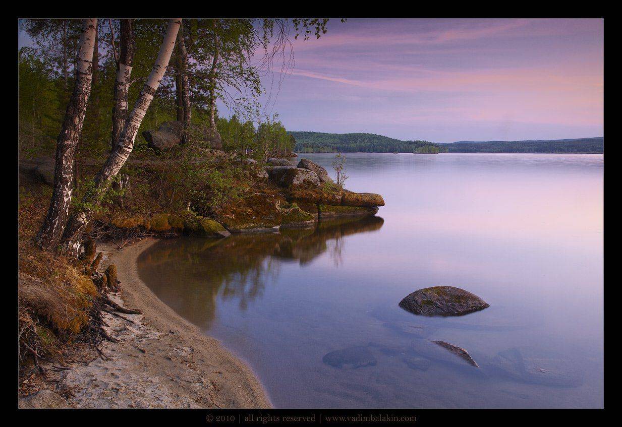 озеро таватуй, средний урал, россия, закат, Vadim Balakin