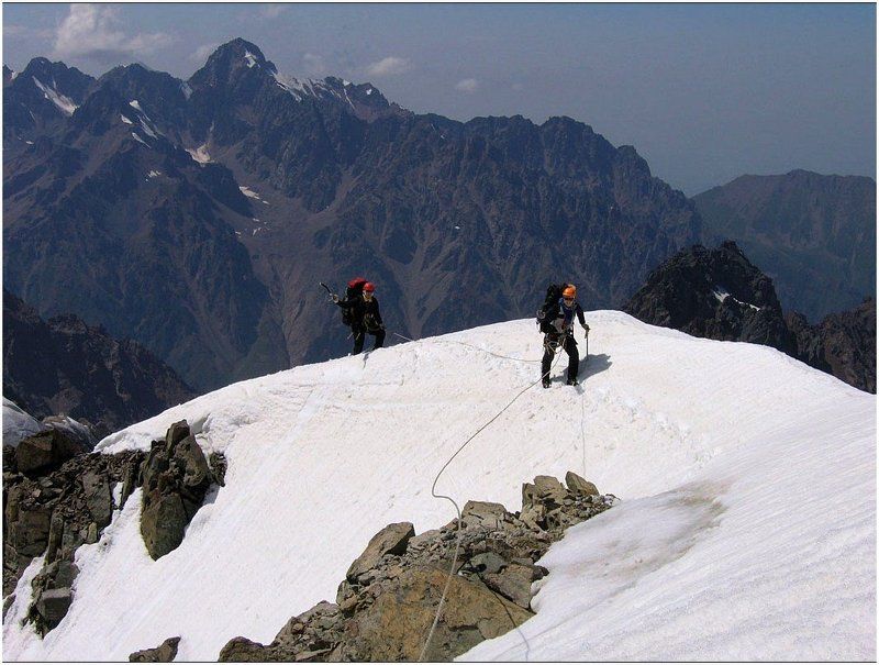 тянь-шань, пик, траверс Траверс пика Фрунзе. фото превью