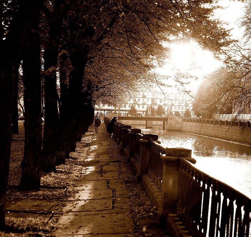 санкт-петербург, канал грибоедова, осень, тоска Тоска фото превью