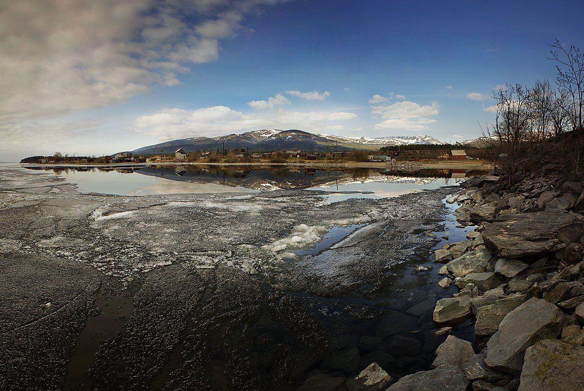 весна,кольский п-ов,имандра,хибины, Roman Goryachiy