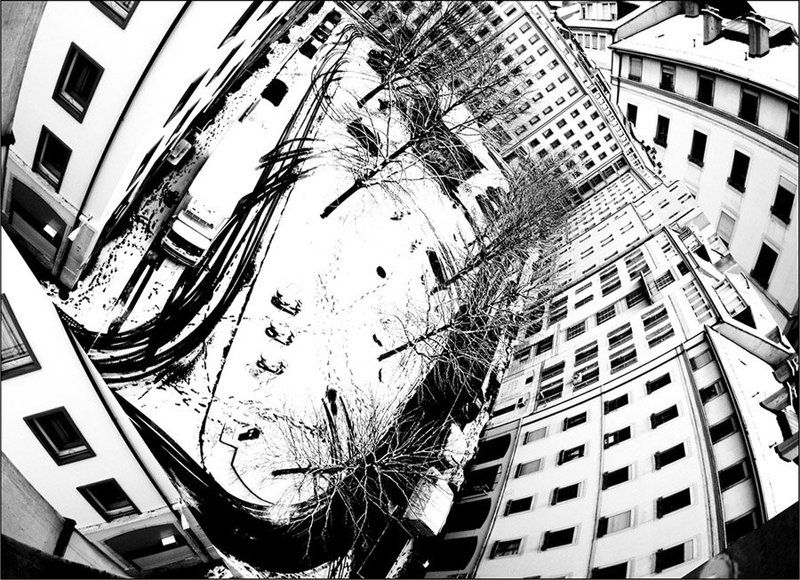 ч/б, b&w Мой двор фото превью