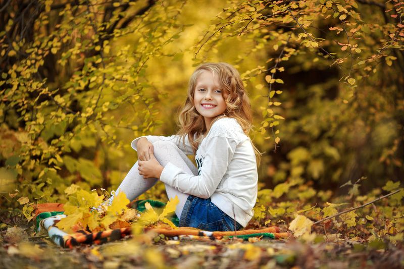 портрет девочки, Минск , ботанический сад Алёнка фото превью