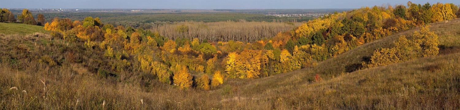 Горизонт, Город, Деревья, Лес, Небо, Трава, Холмы, Юрий Котов