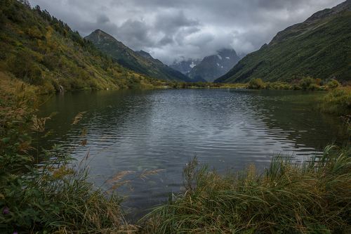 Туманное озеро...
