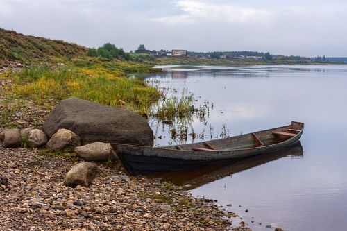 На Пинеге осень, сырая и хмурая