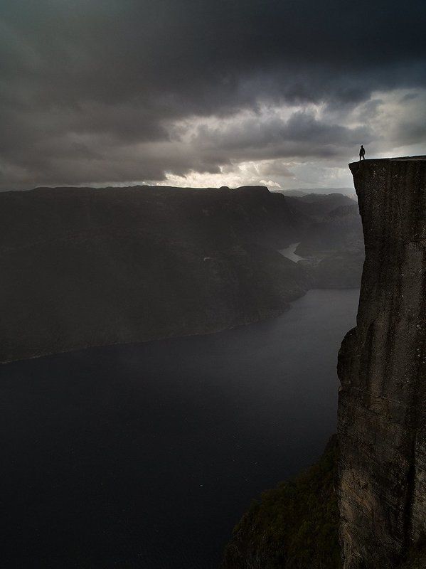 Norway, Preikestolen, Норвегия После бури фото превью