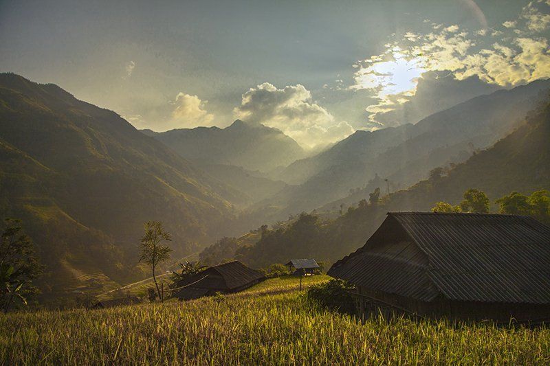 Vietnam village фото превью