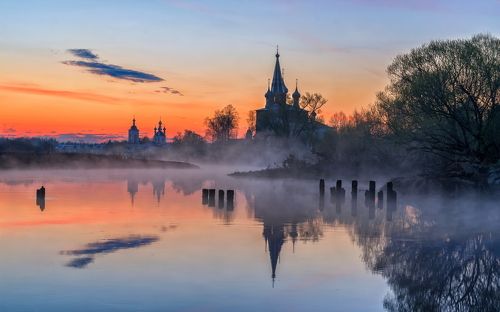 Апрель в Дунилово
