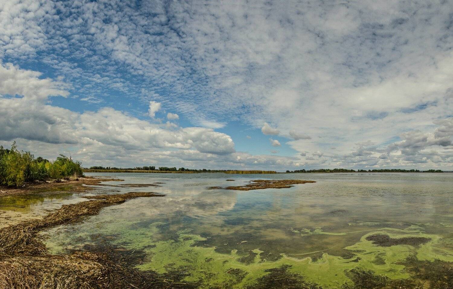Каховка, Небо, Облака, Сентябрь, Валерий Наумов