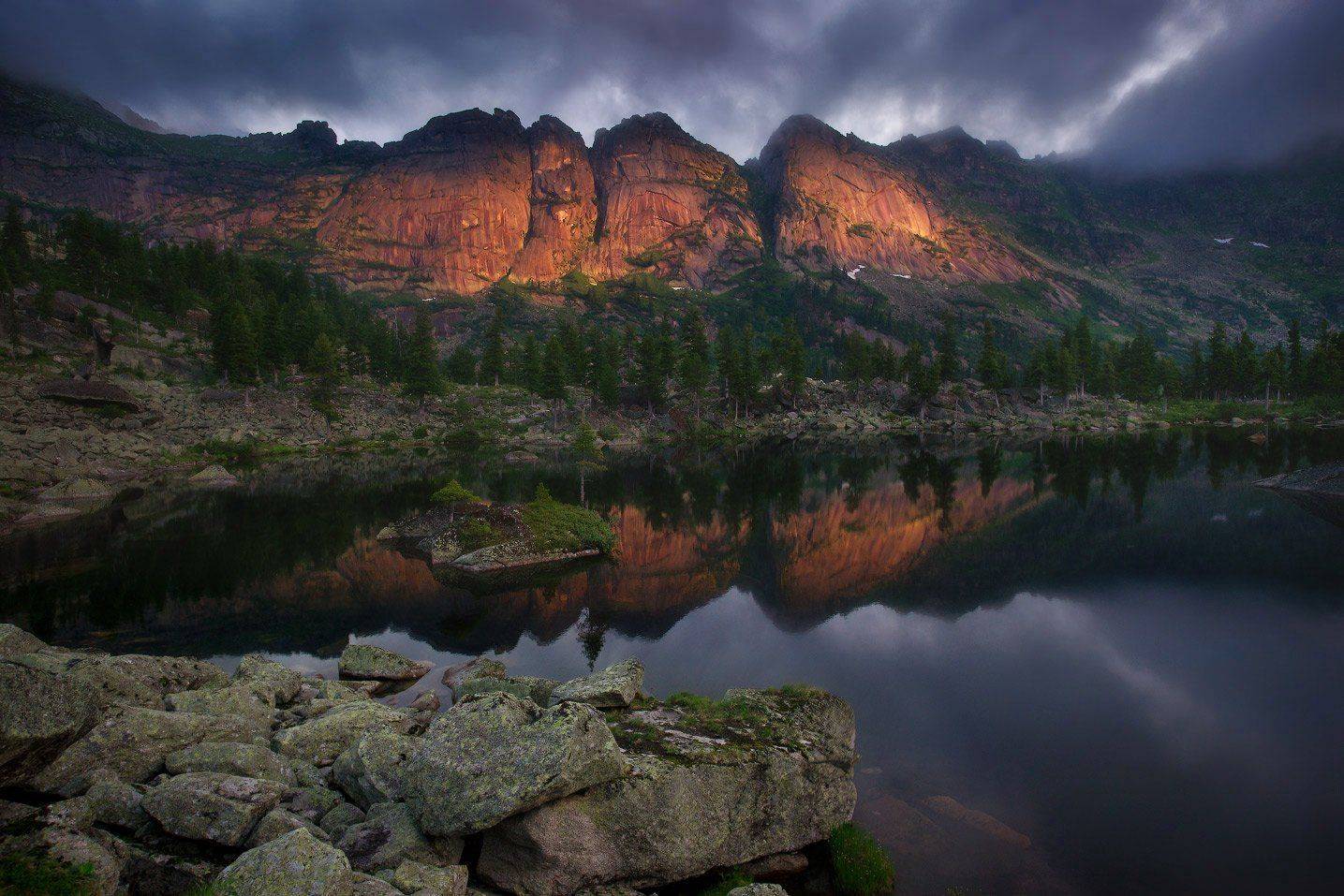 Ергаки, Озеро, ОзероХудожников, Владимир Ляпин