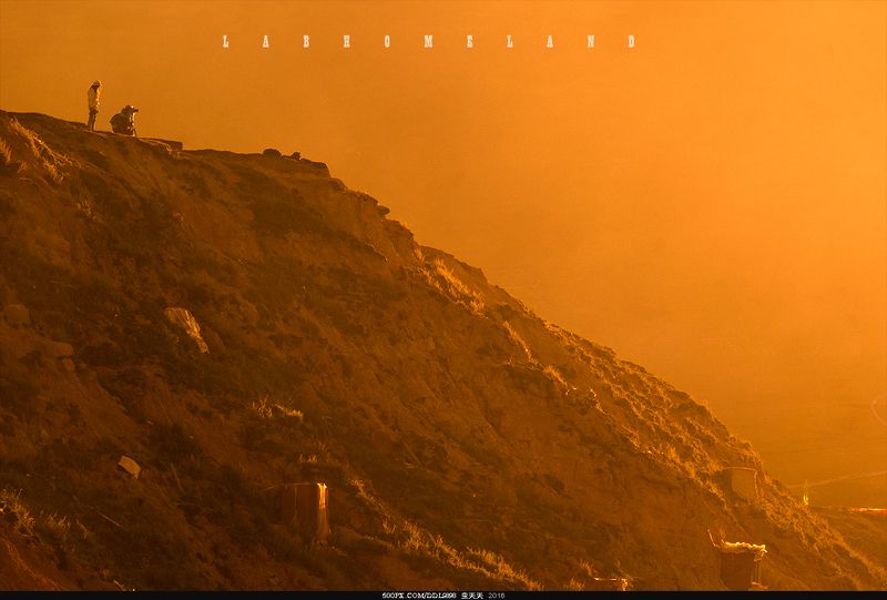 黄昏的亚青寺The evening of the Asian Youth Temple фото превью
