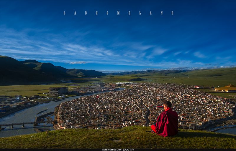 修行的僧人Buddhist monk фото превью