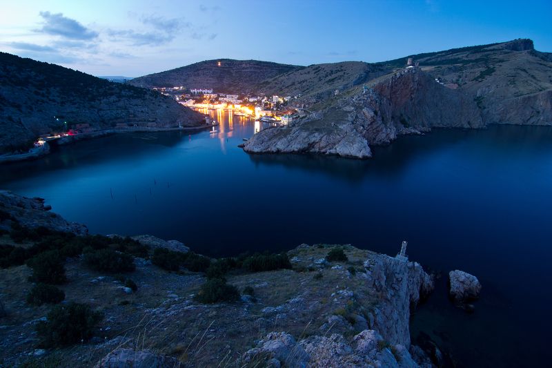 крым, пейзаж, , балаклава, бухта, россия, украина, море, горы, черноеморе Балаклава фото превью
