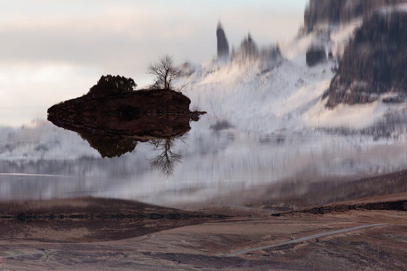 Парящий остров фото превью