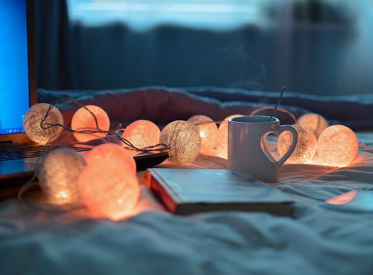 Анна чернякова, Гирлянда, Кофе, Фонарики, Чернякова Анна