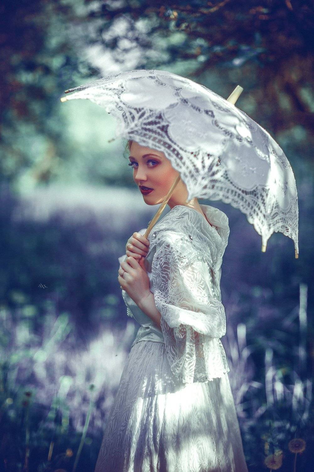 Apple garden, Natural light, Portrait, Toning, Woman, Руслан Болгов (Axe)
